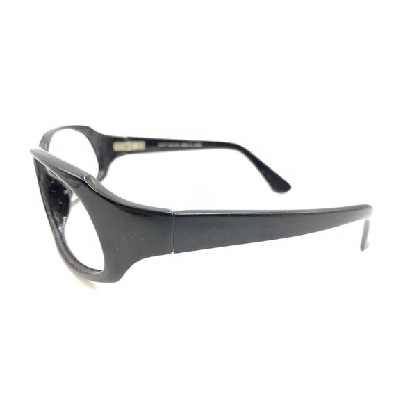 Maui Jim Sunglasses Black MJ110-02 made In JAPAN ONLY FRAME Maui Jim MJ 110-02 Black Wrap Sunglasses Frames 61-18 127  main image 3